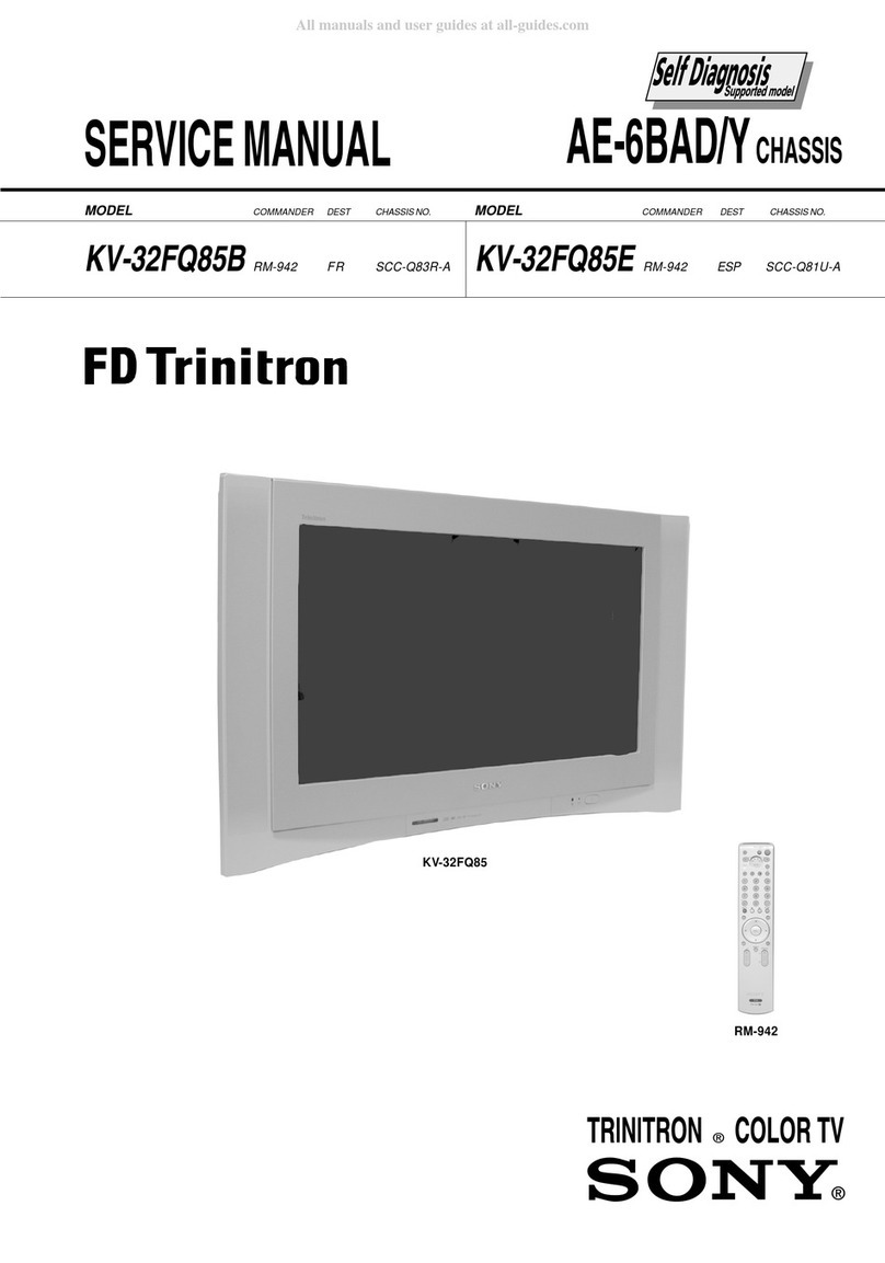 Sony Trinitron KV-32FQ85 User manual
