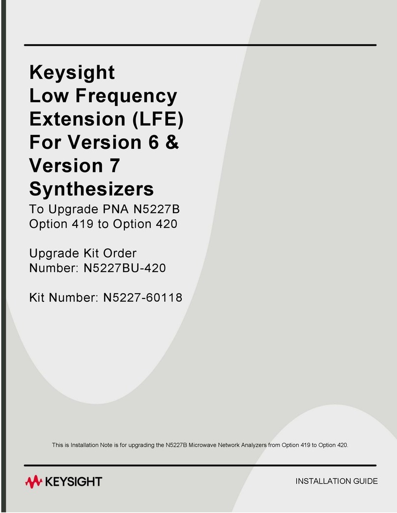 Keysight N5227BU-420 User manual Keysight N5227BU-420 User manual