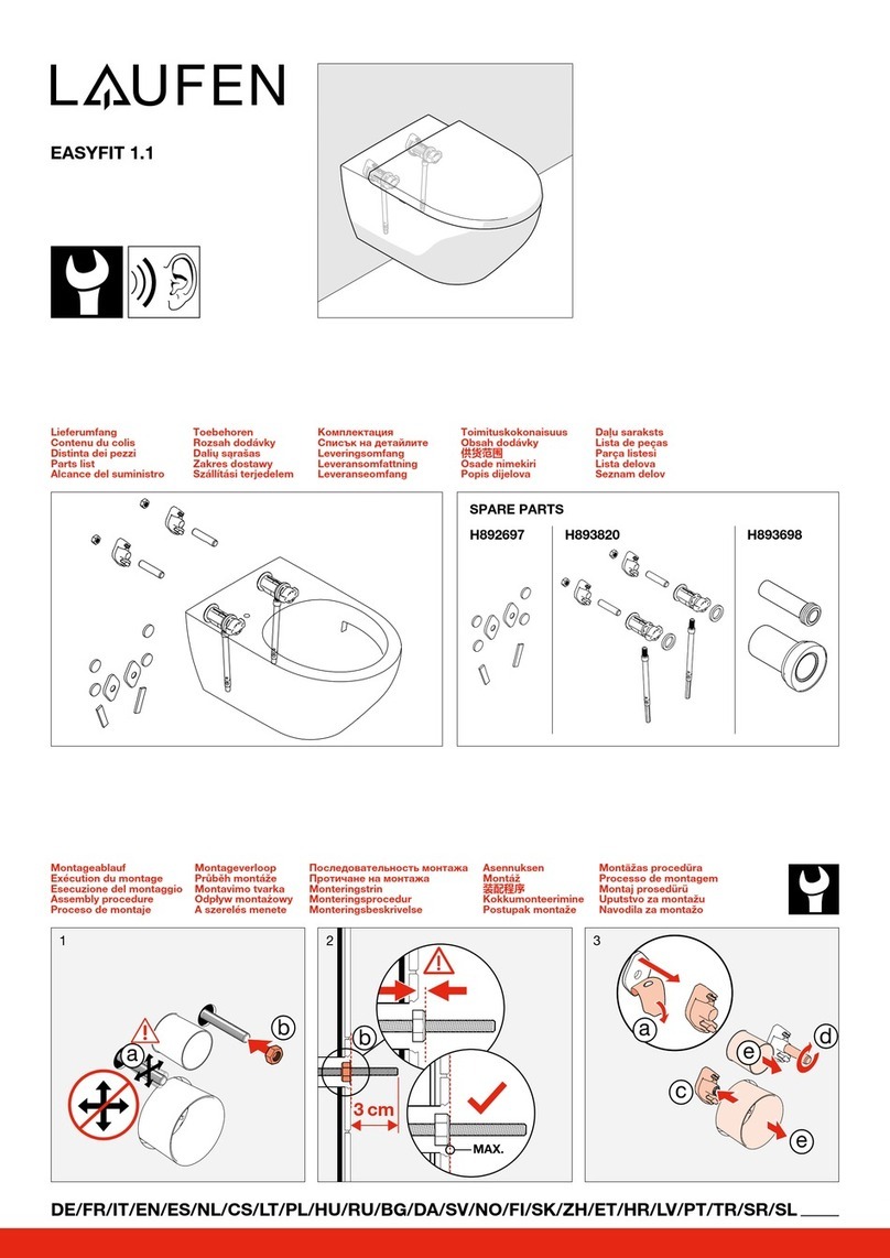 Laufen EASYFIT 1.1 quick start guide