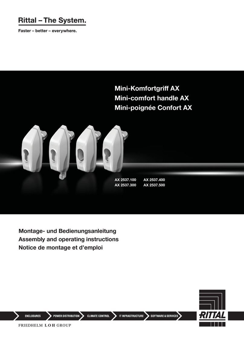 FRIEDHELM LOH RITTAL AX 2537.100 Assembly and operating instructions