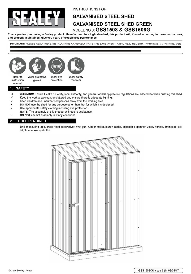 Sealey GSS1508 User manual