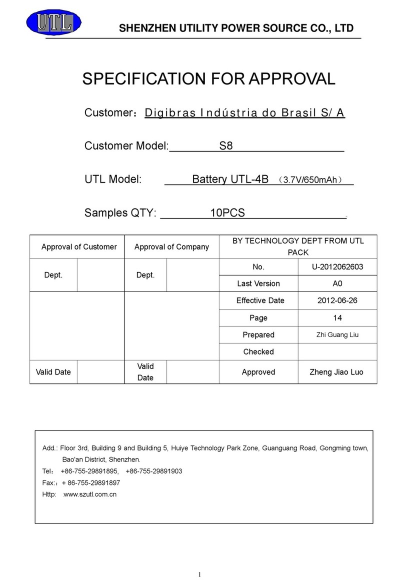 UTL S8 User manual