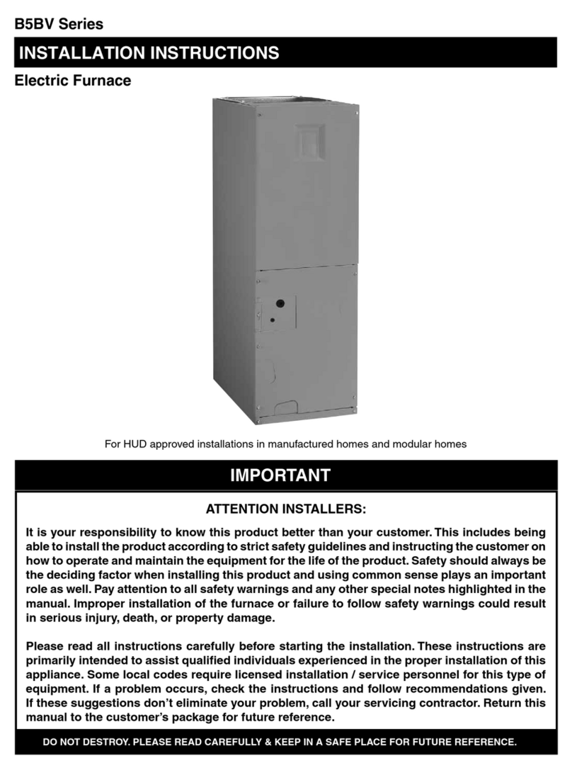 Yumpu B5BV Series installation instructions