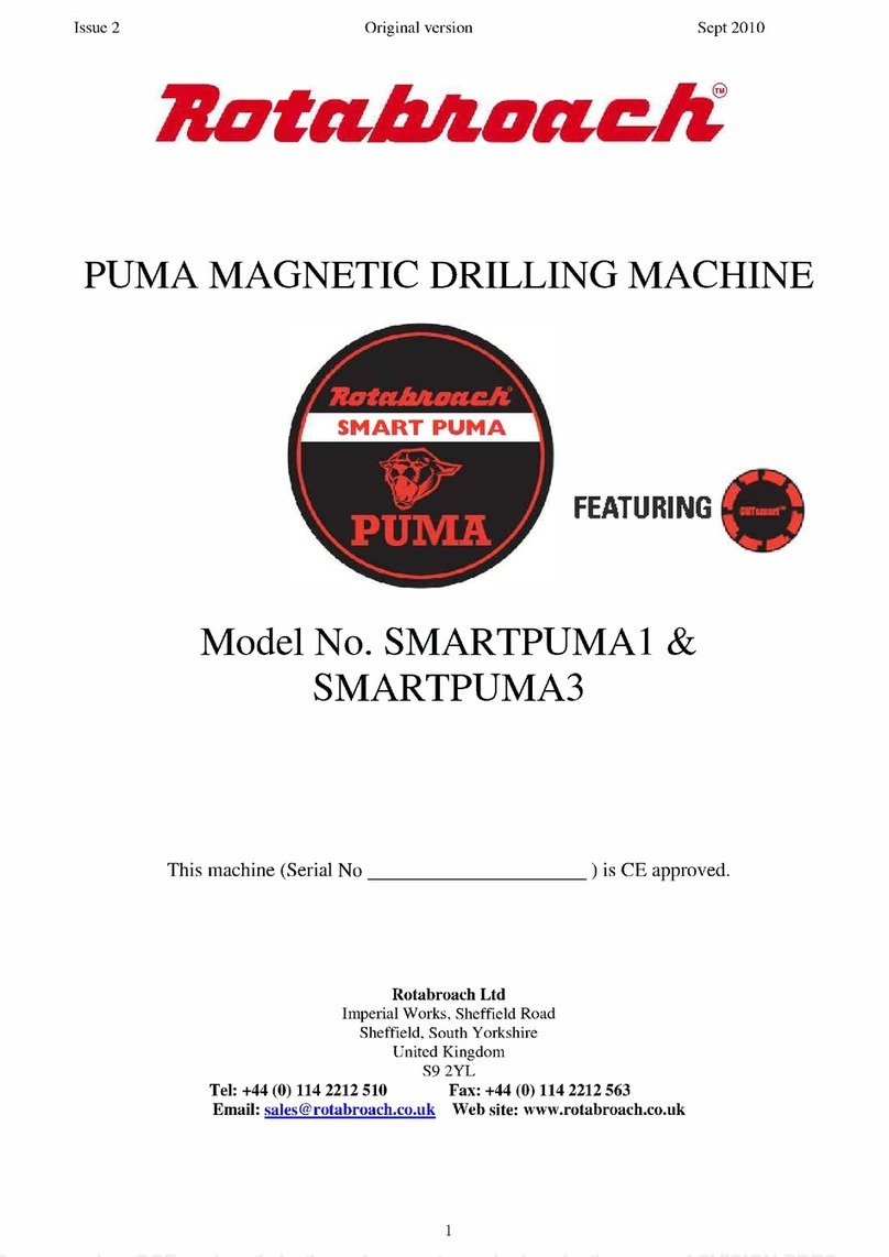 Rotabroach SMARTPUMA1 User manual