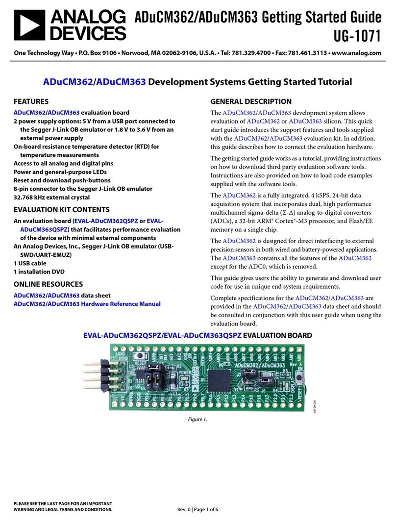 Analog Devices ADuCM362 User manual