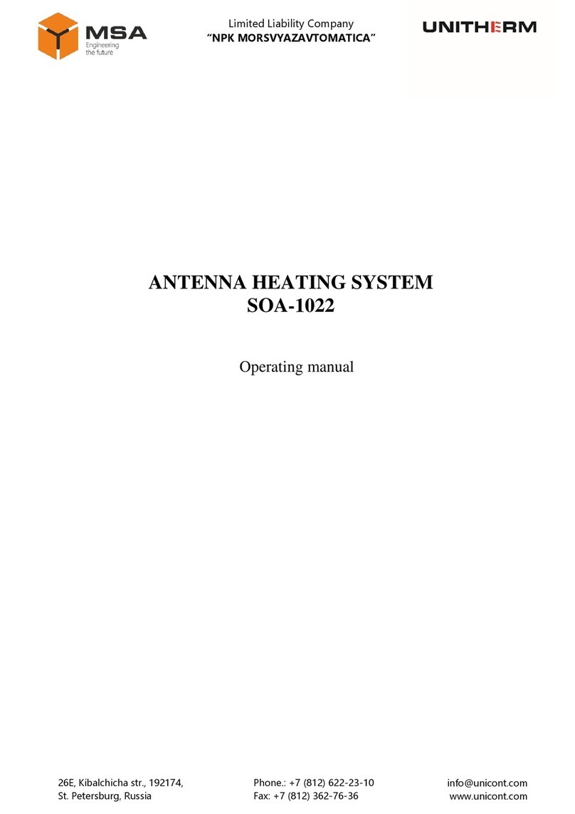MSA SOA-1022 operating manual