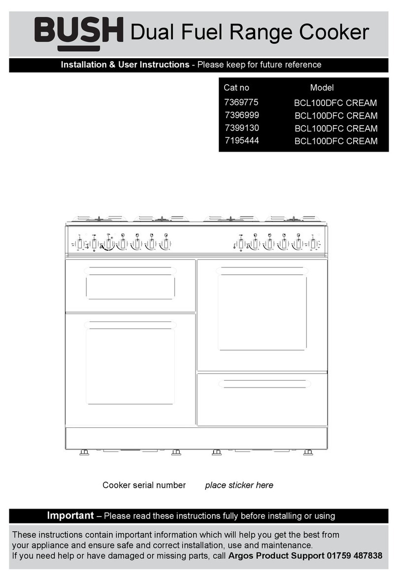 Bush BCL100DFC CREAM Assembly Instructions