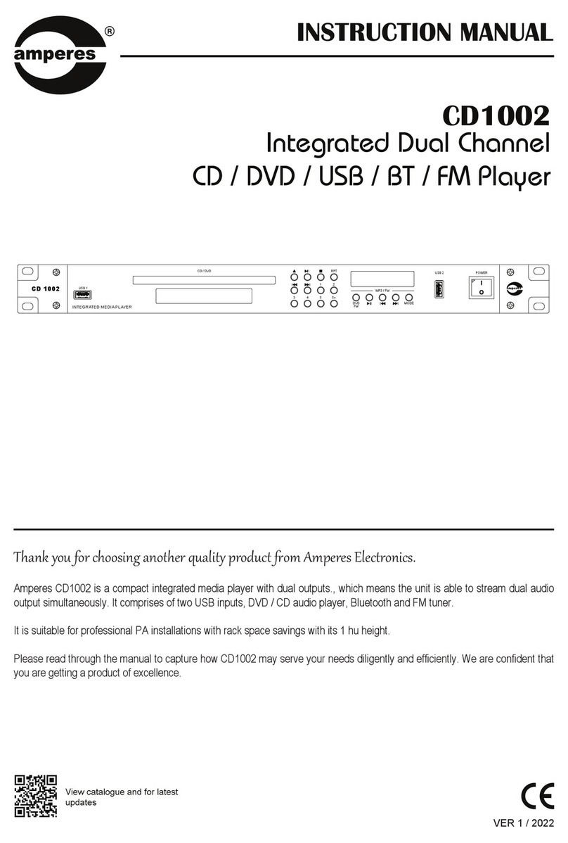 Amperes CD1002 instruction manual