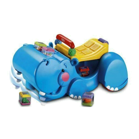 Fisher-Price Peek-a-Blocks Gobble & Go Hippo manual