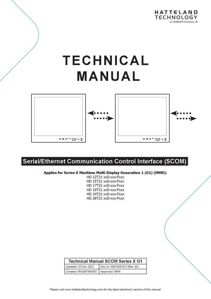 Hatteland HD 12T21 D F Series Technical manual