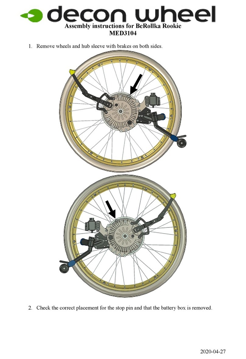 Decon wheel BeRollka Rookie User manual