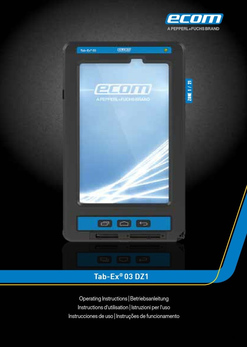 Pepperl+Fuchs Ecom Tab-Ex 03 DZ1 operating instructions