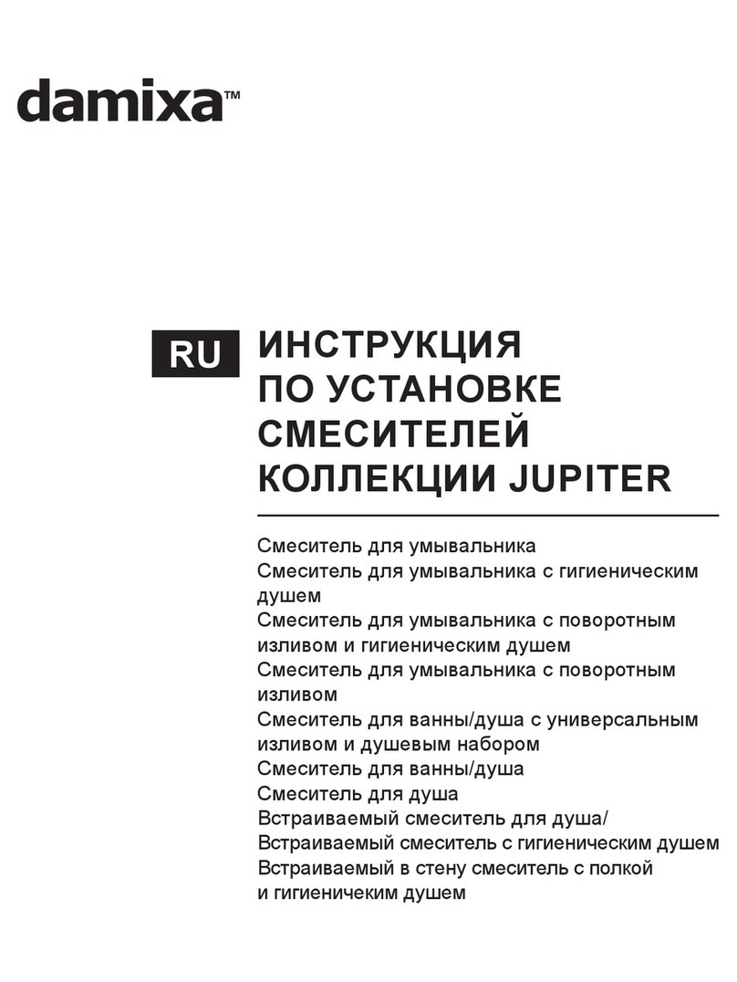 damixa JUPITER 770210000 installation instructions