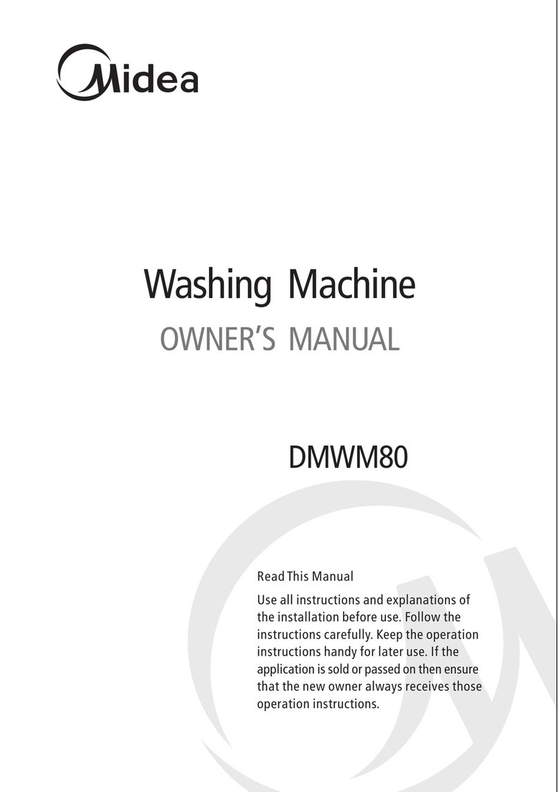 Midea DMWM80 owner's manual