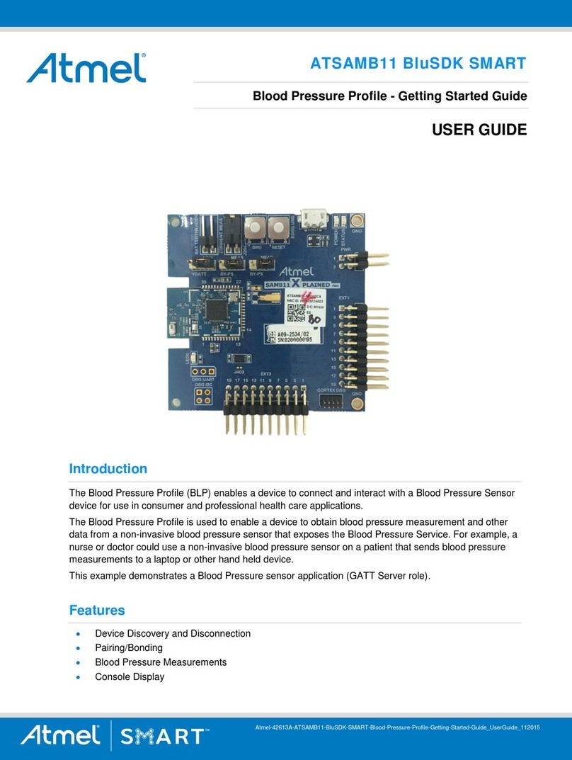 Atmel ATSAMB11 BluSDK SMART User manual
