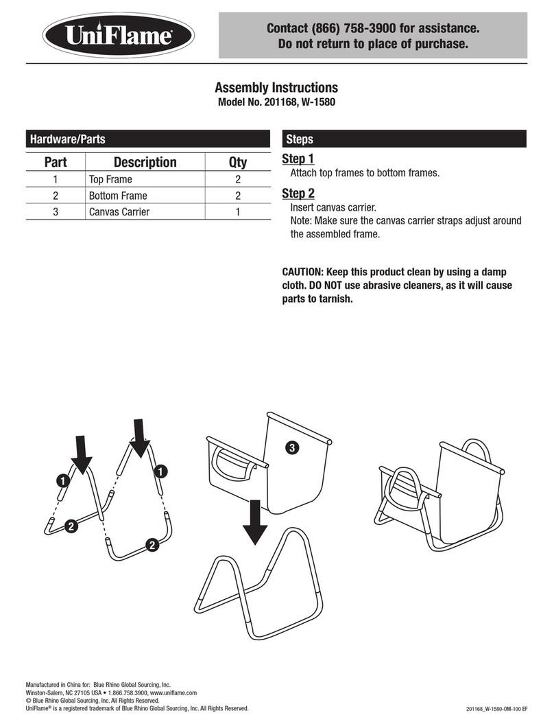 Uniflame 201168 User manual