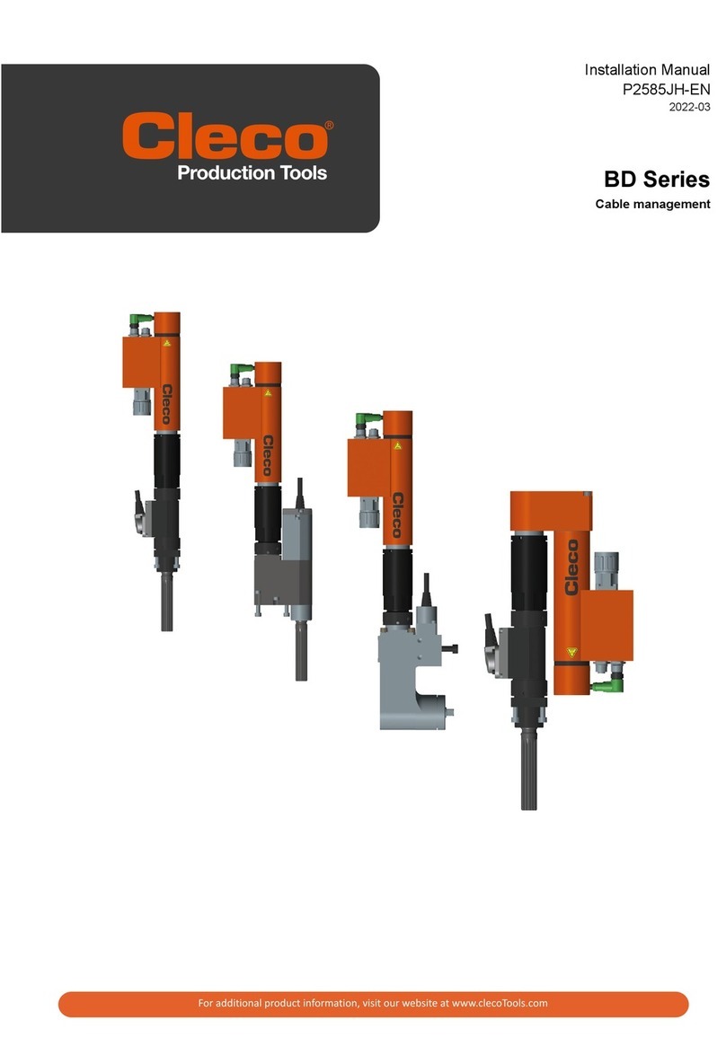 Apex Tool Group Cleco BD Series installation manual