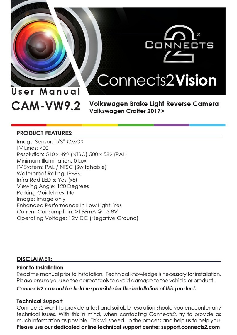 Connects2 CAM-VW9.2 User manual Connects2 CAM-VW9.2 User manual