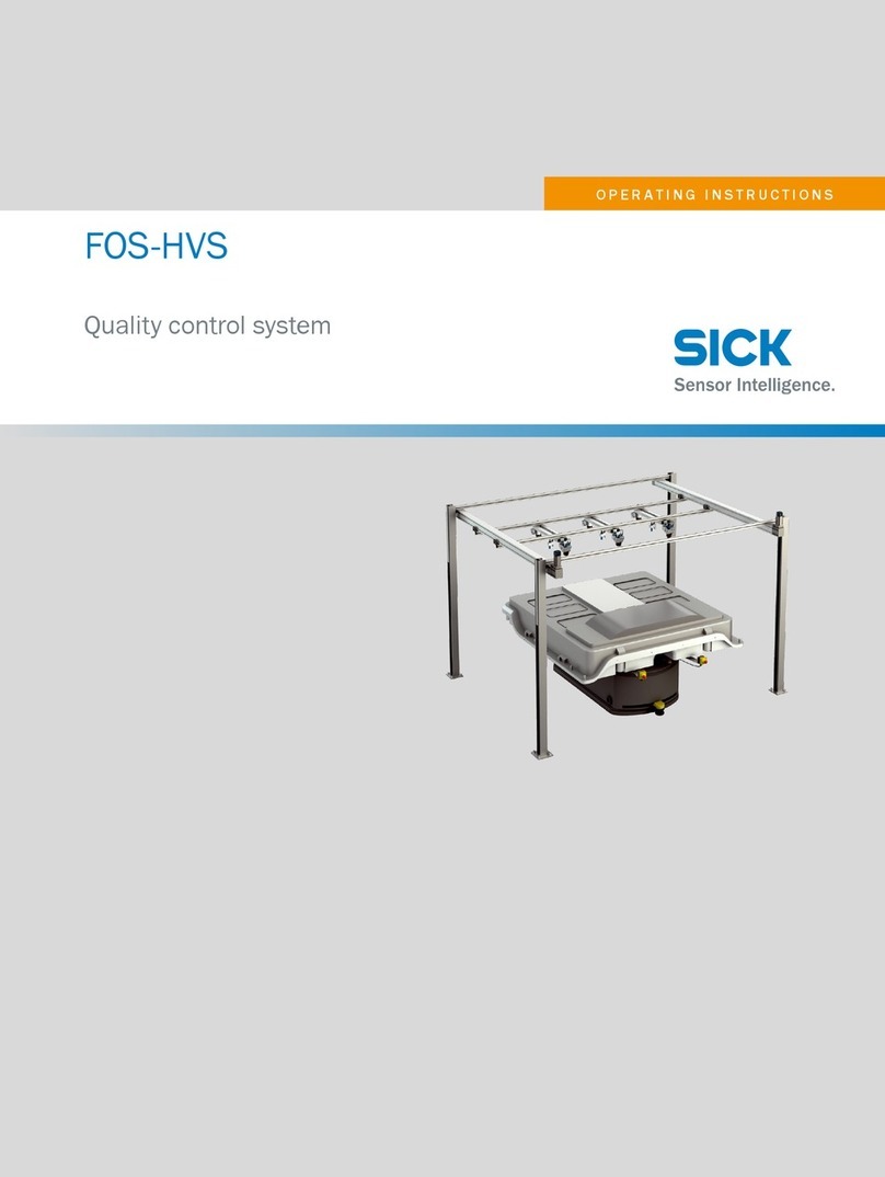 SICK FOS-HVS Series User manual