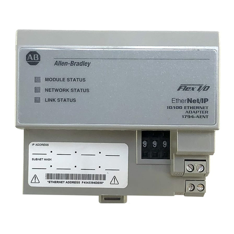 Rockwell Automation Allen-Bradley FLEX 1794-AENT User manual