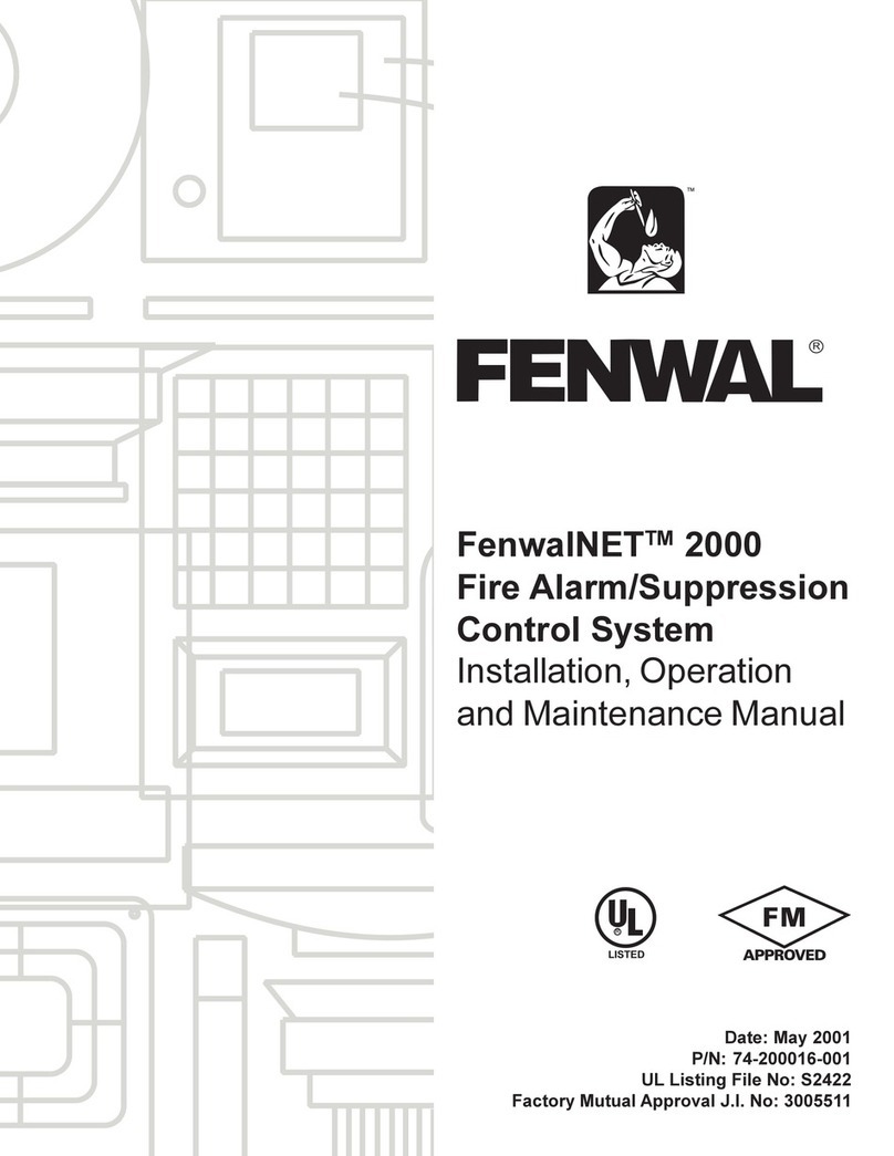 Fenwal FenwalNET 2000 User manual