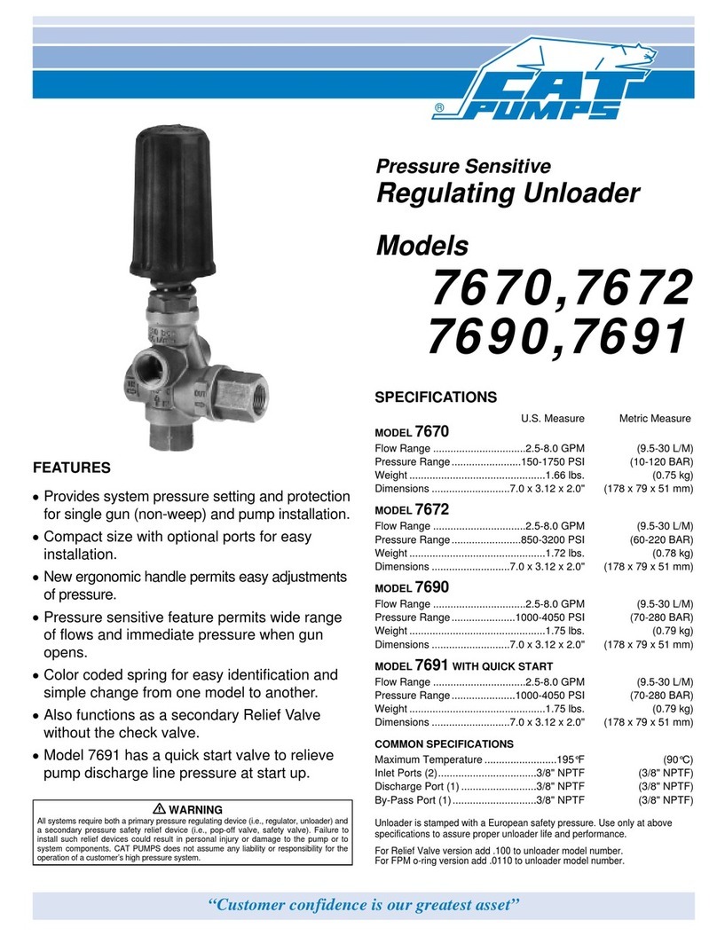 CAT Pumps 7670 quick start guide