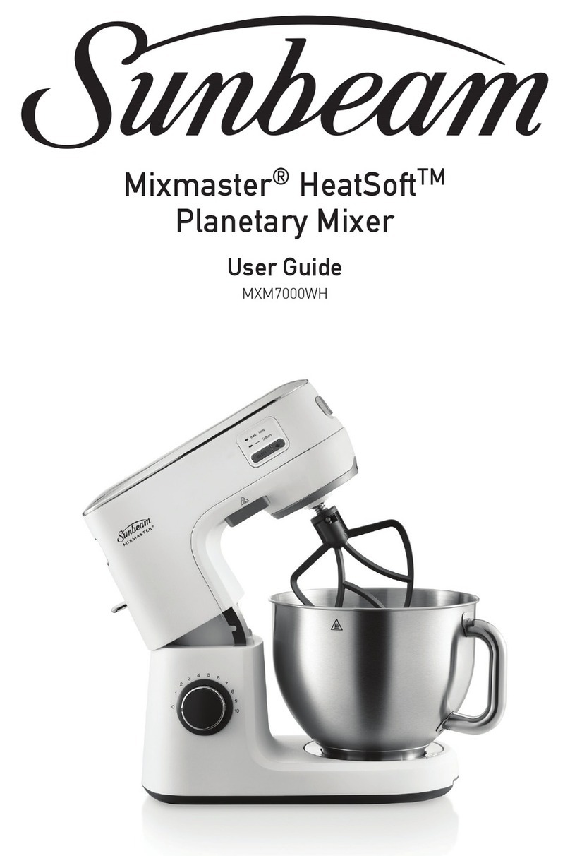 Sunbeam Mixmaster HeatSoft MXM7000WH User manual