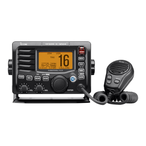 Icom IC-M504A User manual