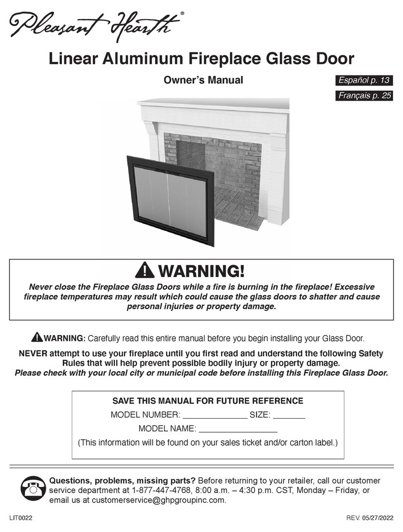 GHP Group Pleasant Hearth SL-4011BL owner's manual GHP Group Pleasant Hearth SL-4011BL owner's manual