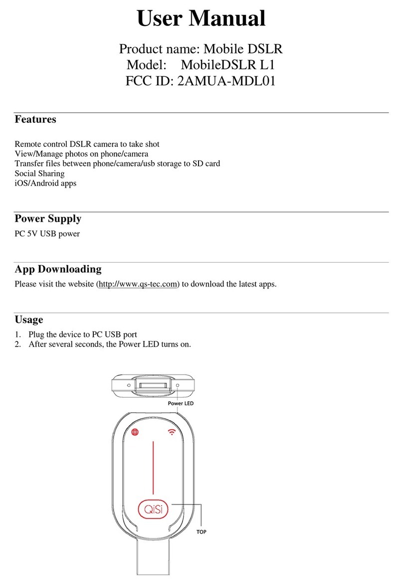 QiSi Technology MobileDSLR L1 user manual