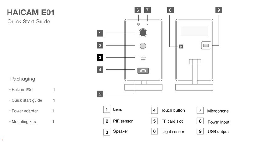 HAICAM E01 quick start guide