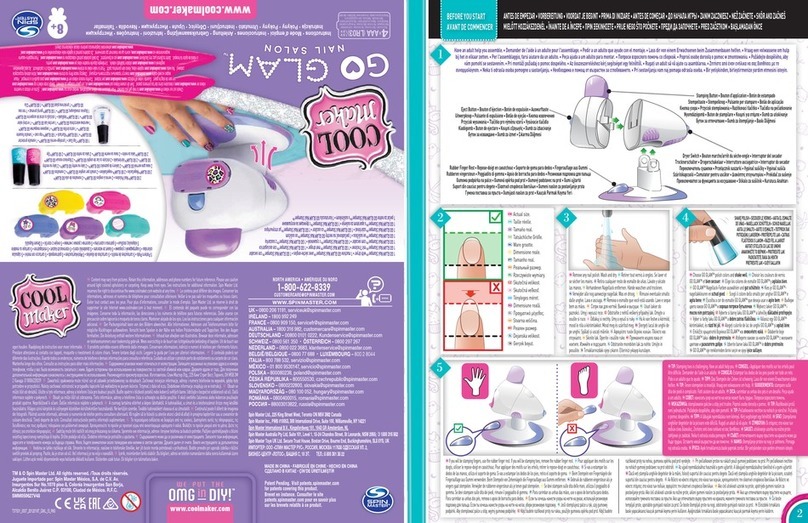 Spinmaster COOL Maker GO GLAM R60 User manual