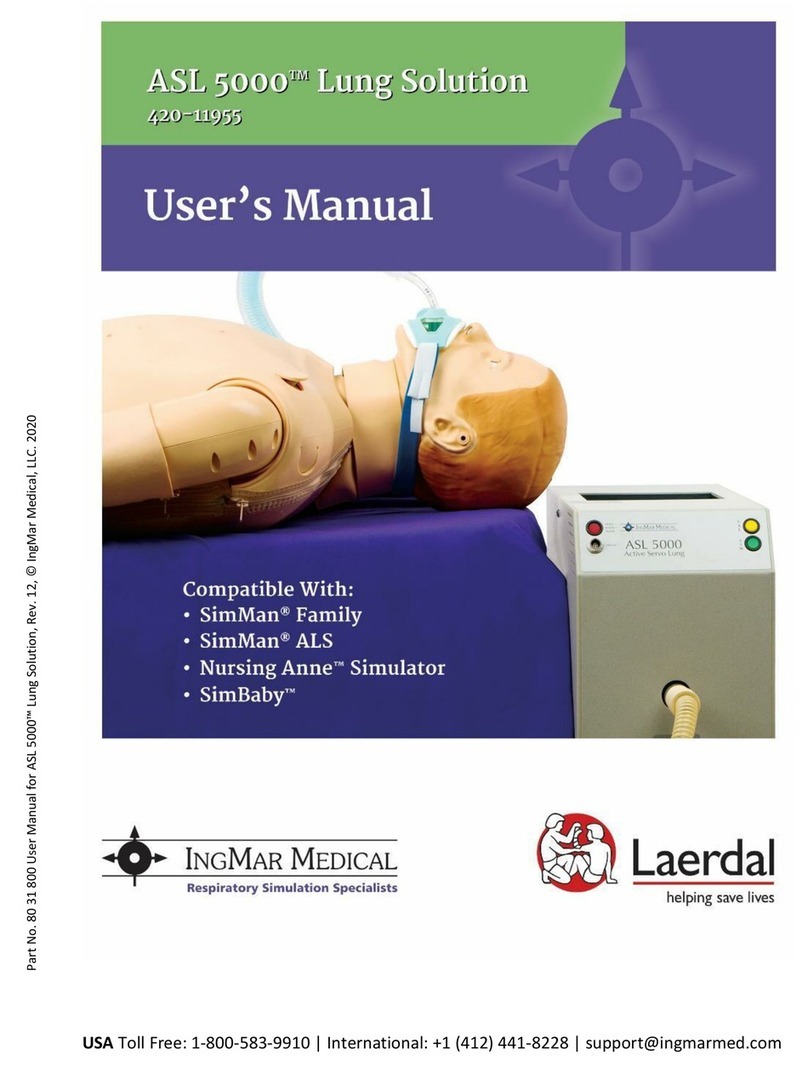 IngMar Medical ASL 5000 Lung Solution user manual