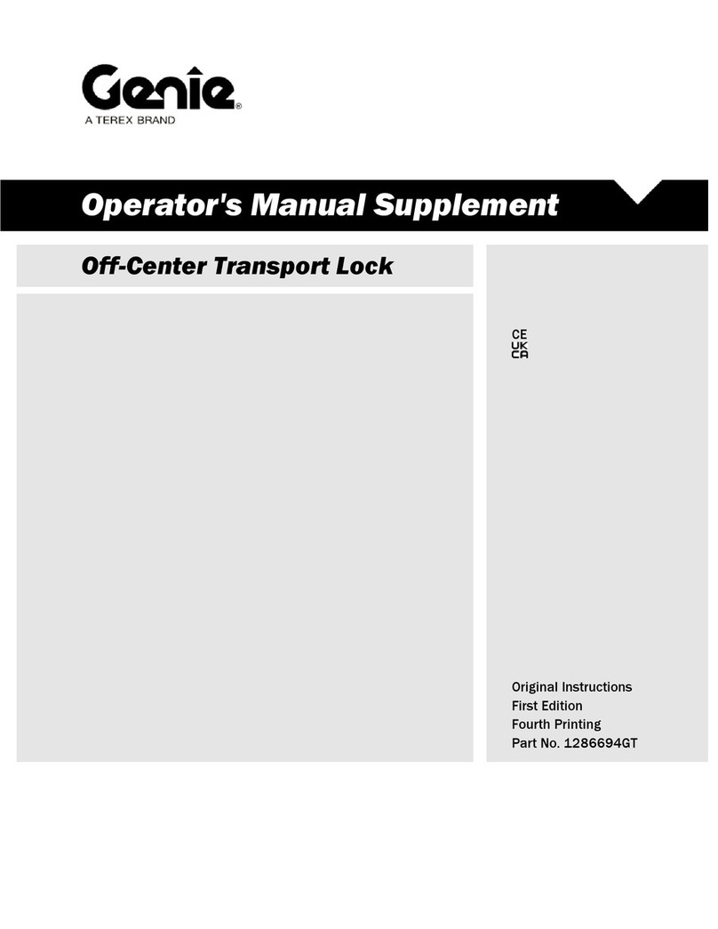 Terex Genie S-45XC Operator's manual