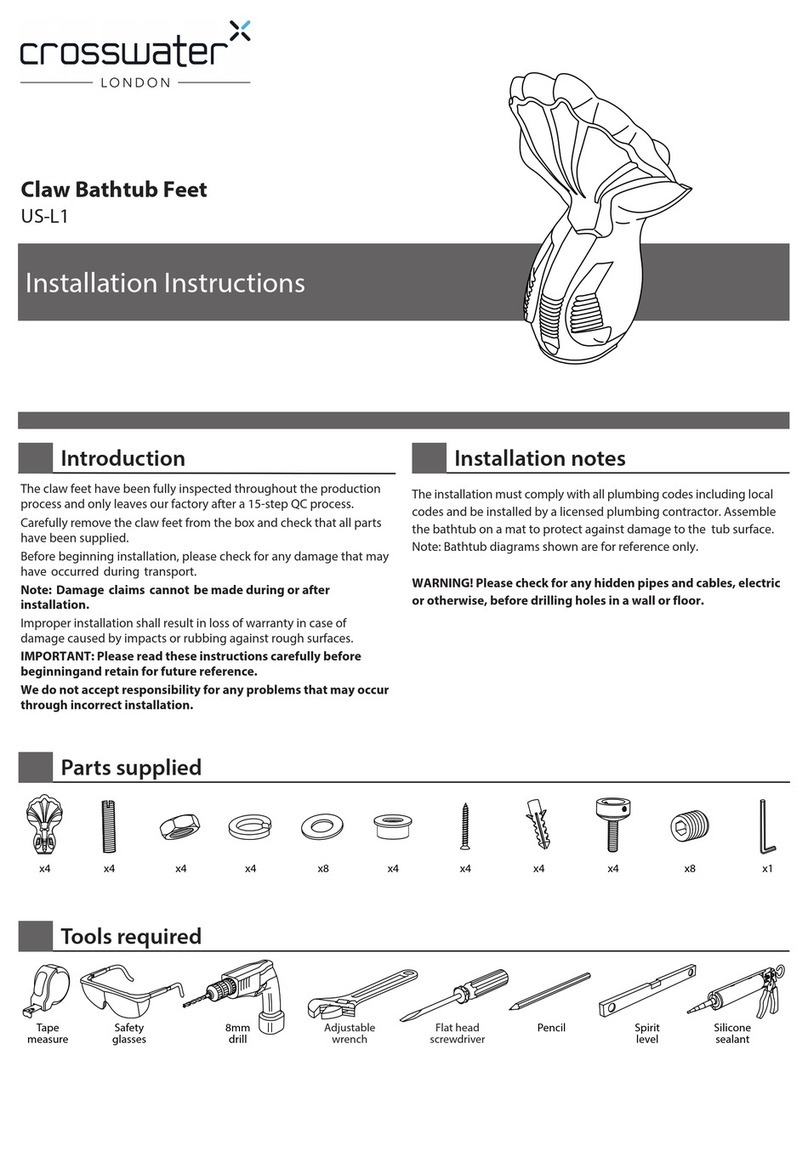 Crosswater US-L1 User manual Crosswater US-L1 User manual