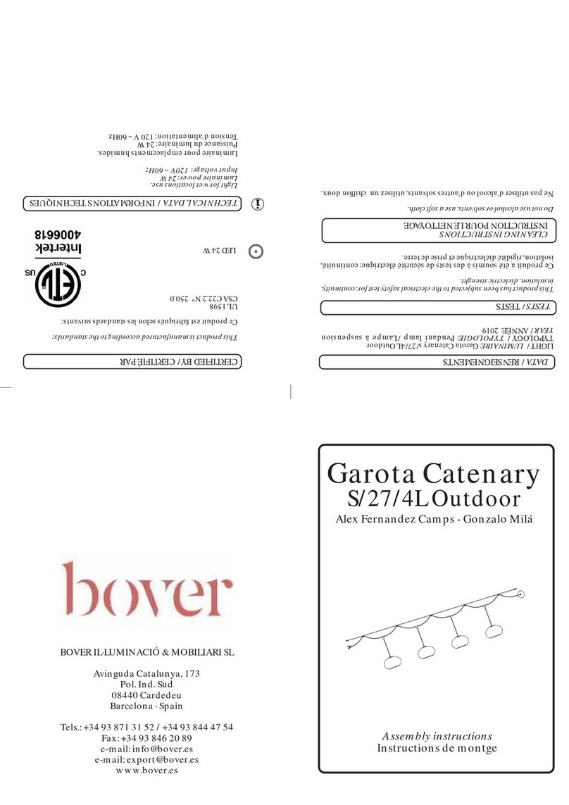 bover Garota Catenary Assembly instructions