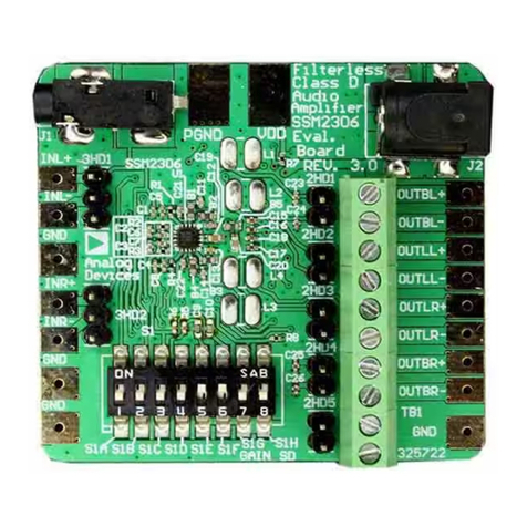 Analog Devices EVAL-SSM2306-MINI User manual