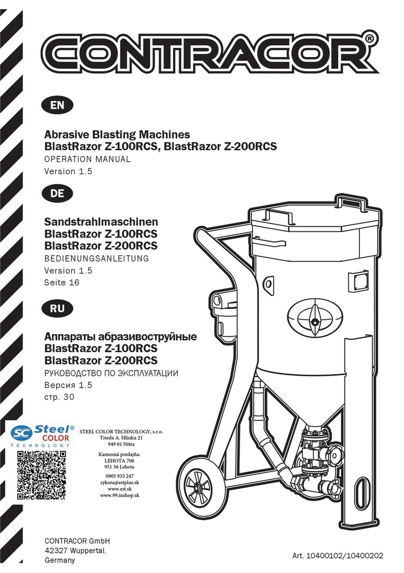 Contracor BlastRazor Z-100RCS User manual
