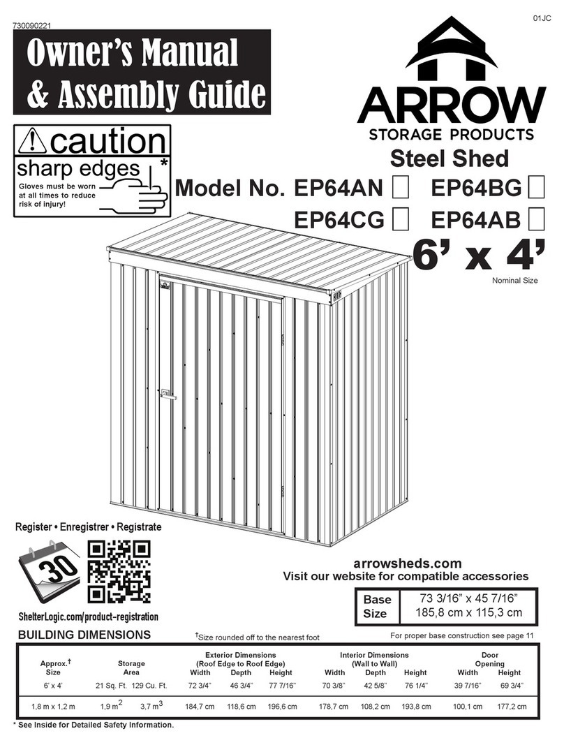 Arrow Storage Products EP64AN Instructions for use Arrow Storage Products EP64AN Instructions for use