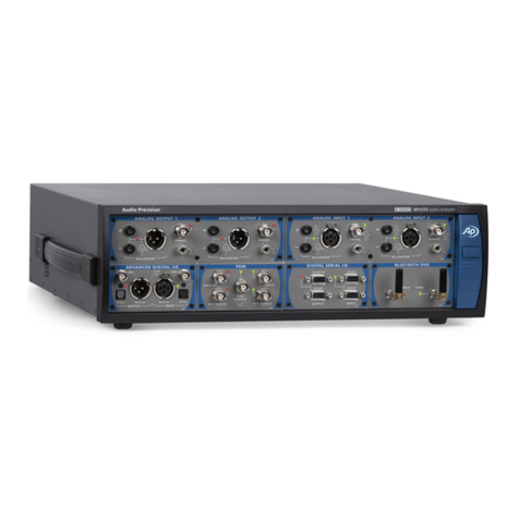 Audio Precision B Series Installation Instructions and Specifications