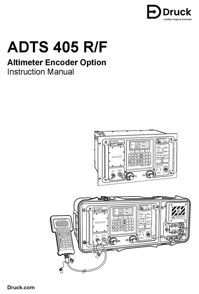Druck ADTS 405 R/F instruction manual