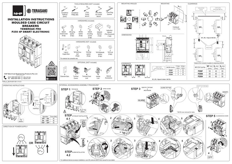 NHP TERASAKI TEMBREAK PRO operating instructions