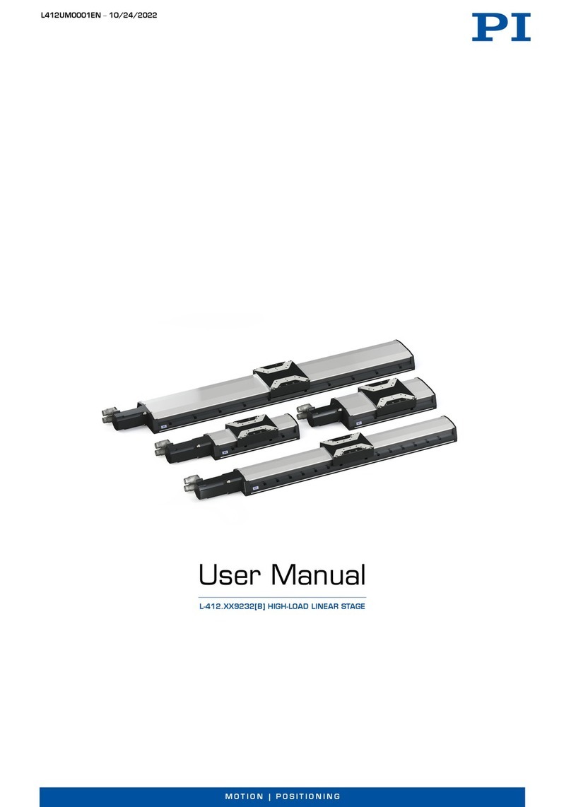 PI L-412 9232B Series User manual