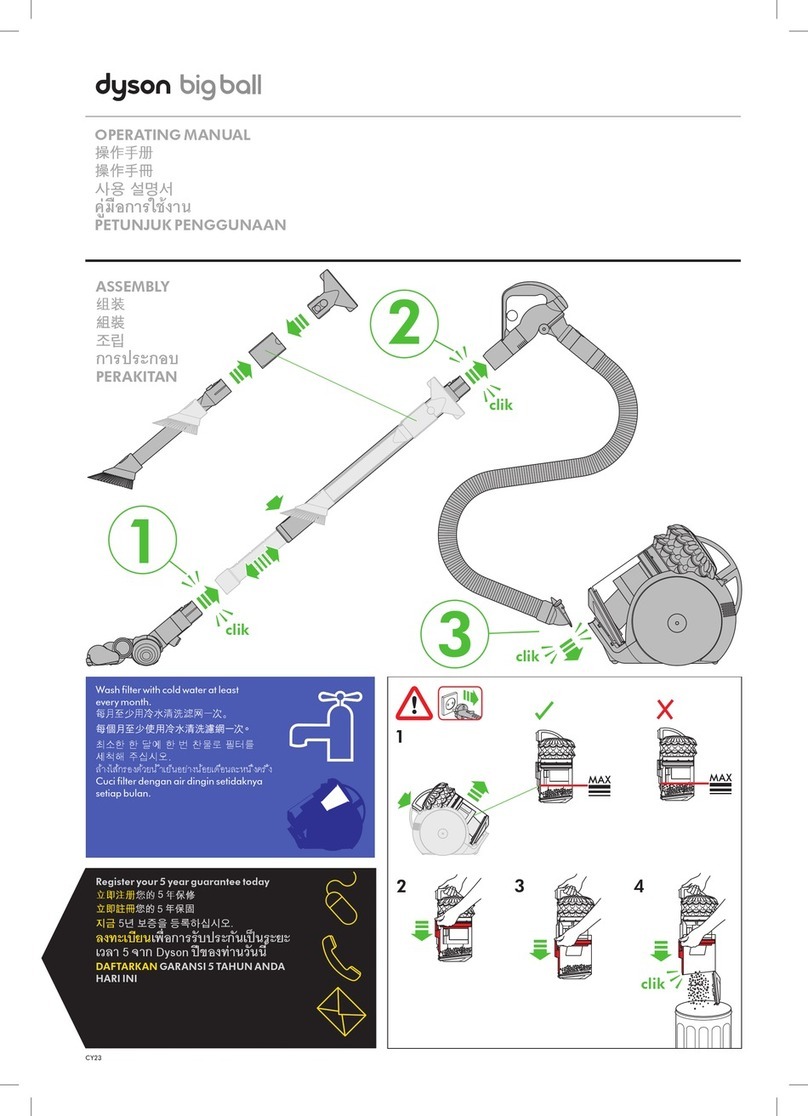 Dyson Big Ball CY23 operating manual
