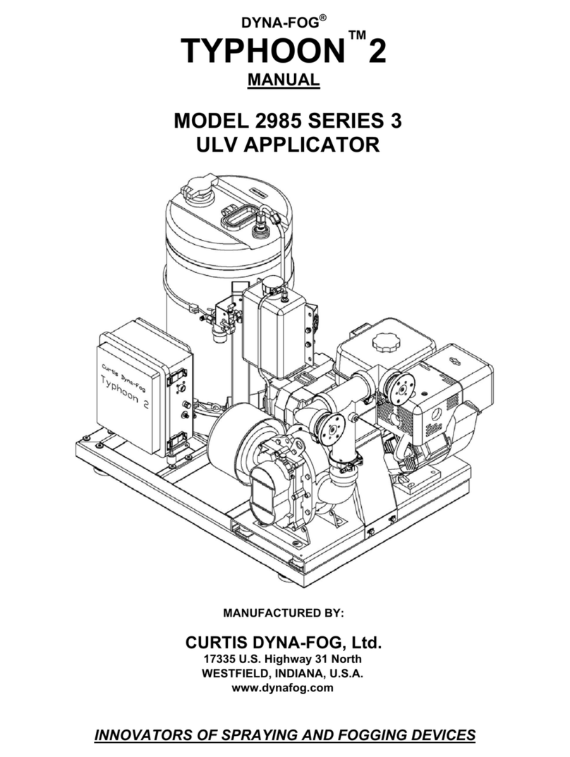 Curtis Dyna-Fog TYPHOON 2 3 Series manual