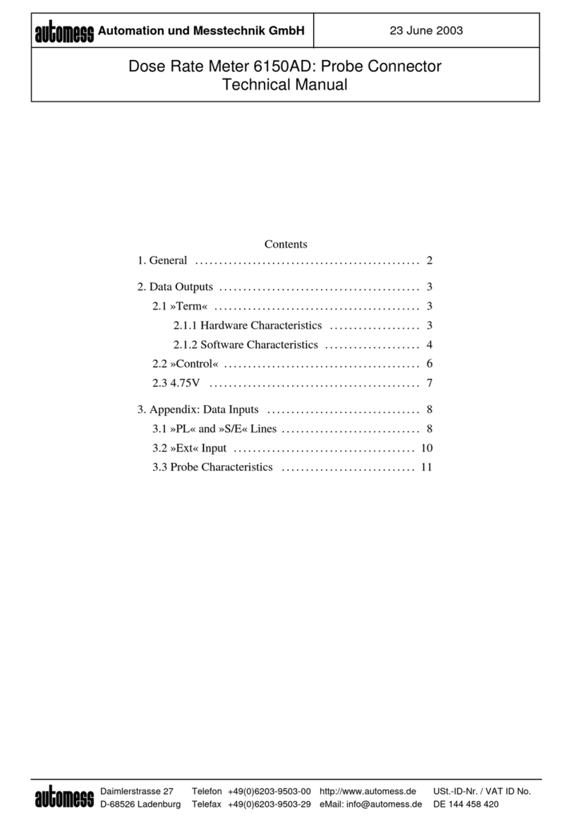 Automess 6150AD Technical manual