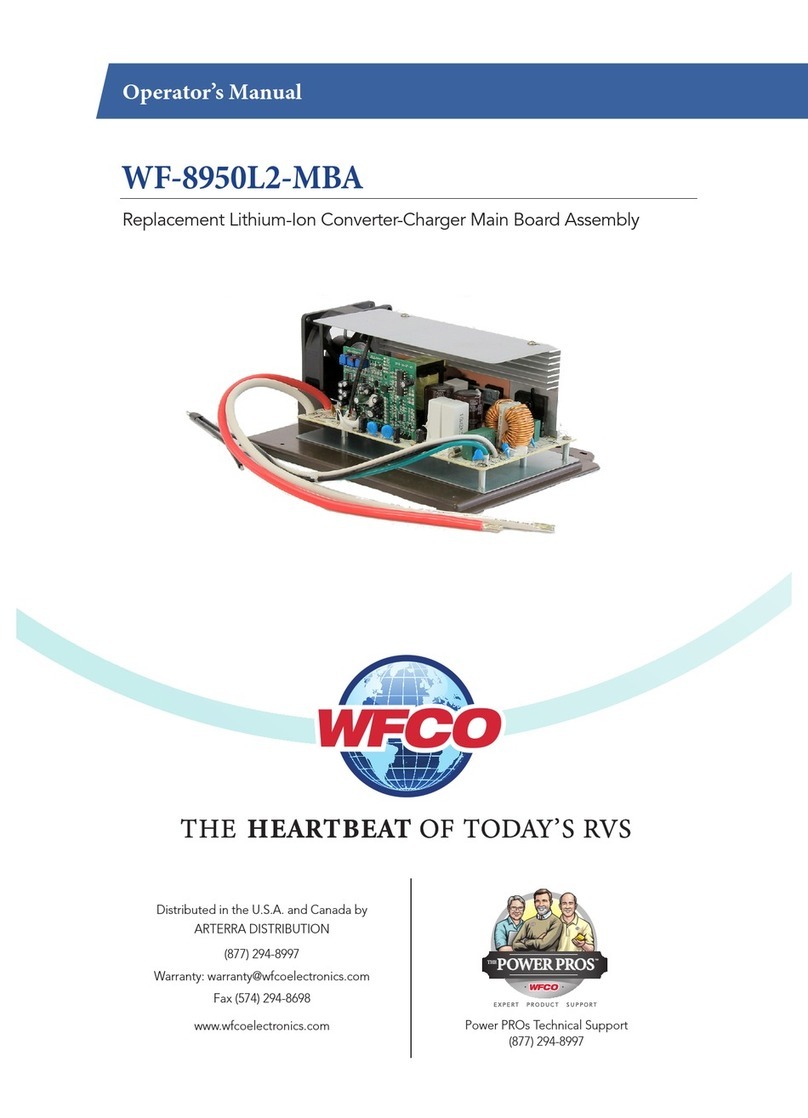 WFCO WF-8950L2-MBA User manual