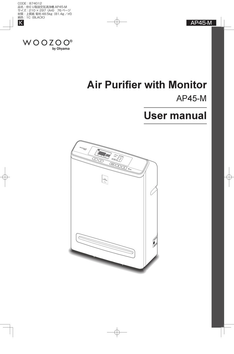 Ohyama woozoo AP45-M user manual