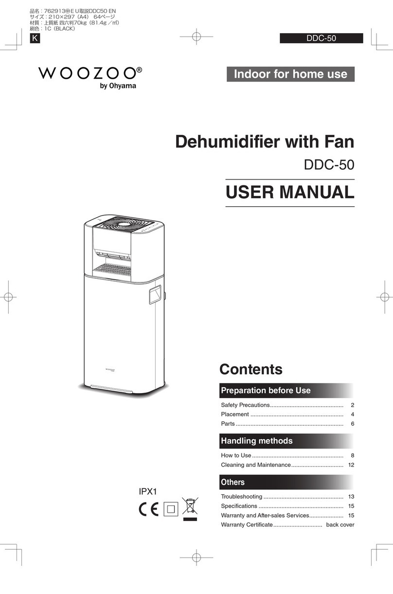 Ohyama woozoo DDC-50 user manual