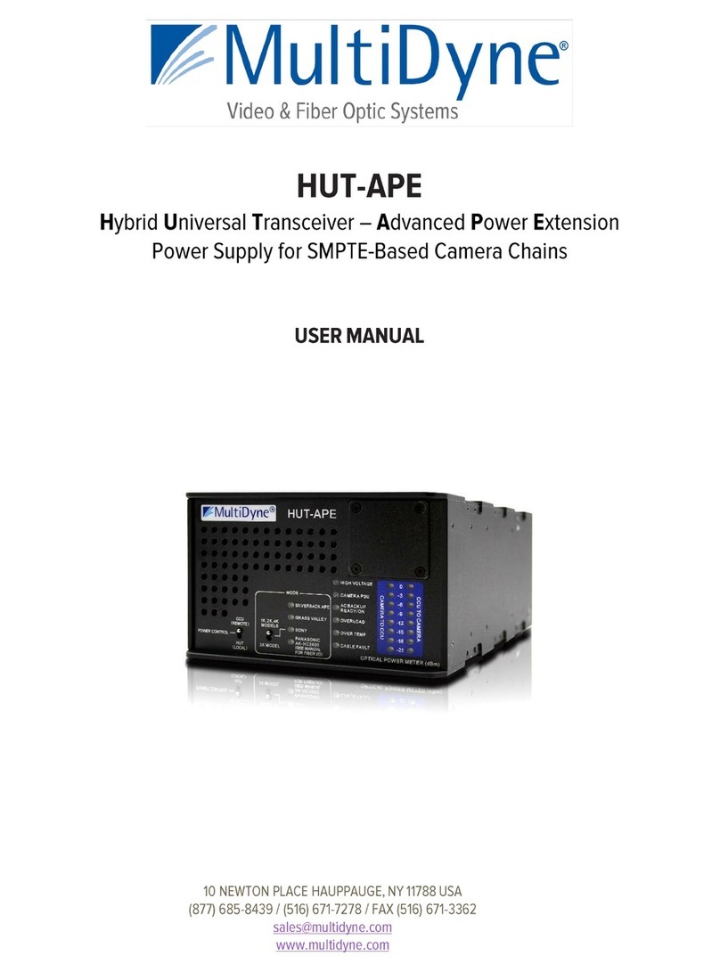 MultiDyne HUT-APE user manual